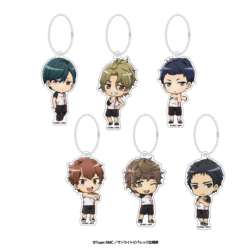 リーマンズクラブ トレーディングアクリルプレートキーホルダー　5個セット リーマンズクラブ POP UP SHOP | 東京アニメセンター in DNP